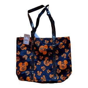 Mickey and Minnie Mouse Halloween Jack-O-Lantern  Tote Bag